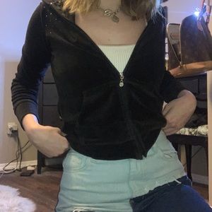 Super Cute Velour zip up